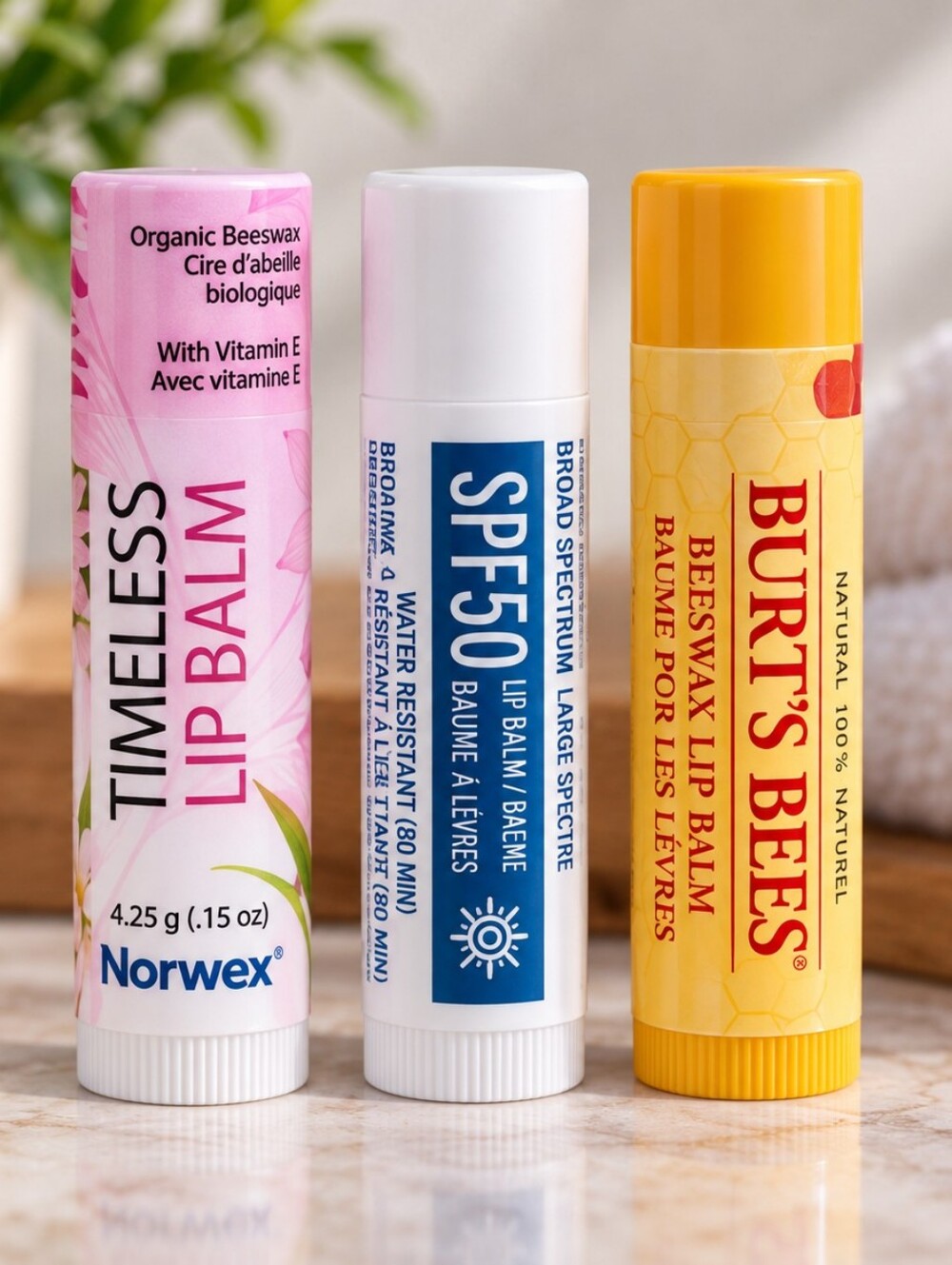 💙 3 Pcs Various Lip Balms